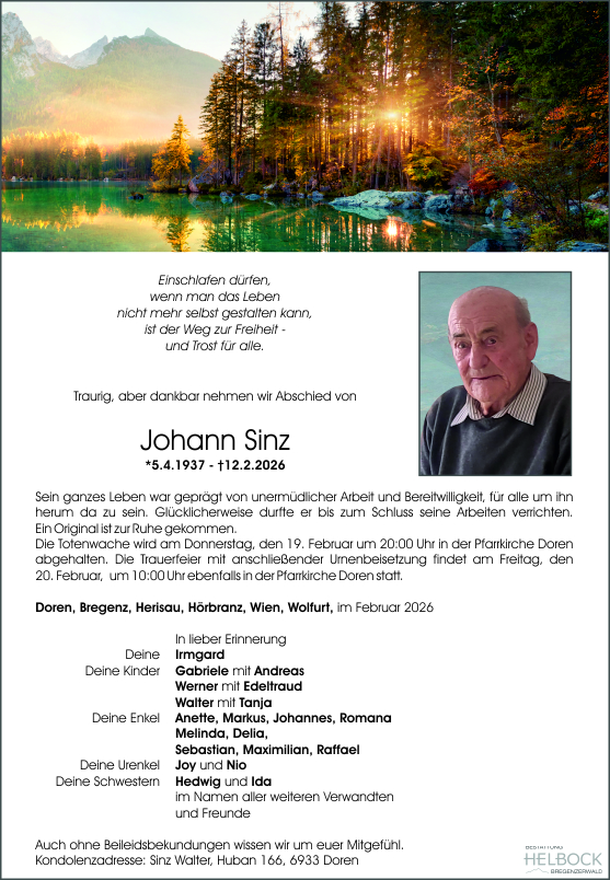Johann Sinz